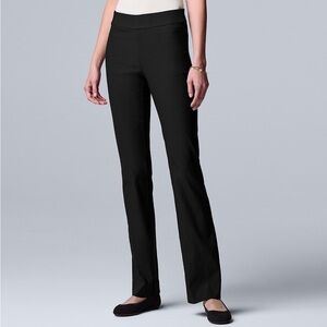 Simply Vera Navy Bootcut Pants, Size XL